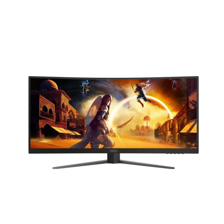Монитор AOC CU34G4Z, 34" VA Curved 3440x1440 240Hz, 1ms GtG, 450cd/m2, Adaptive Sync - 3