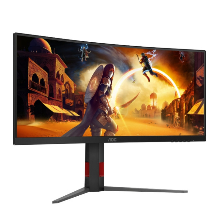 Монитор AOC CU34G4Z, 34" VA Curved 3440x1440 240Hz, 1ms GtG, 450cd/m2, Adaptive Sync - 8