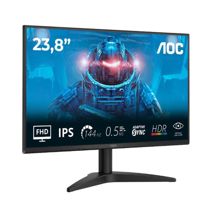 Монитор AOC 24B36X, 23.8" IPS 1920x1080 144Hz, Adaptive Sync, DisplayPort, HDMI - 2