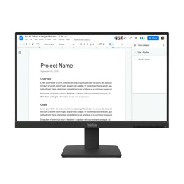 Монитор Lenovo ThinkVision S22-4e, 21.5" IPS 1920x1080, 100Hz, 4ms, 250cd/m2 - 64CBKAT6EU - 1
