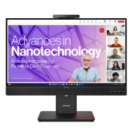 Монитор Lenovo ThinkVision T27QD-4v, 27" IPS 2560x1440, 120Hz, 4ms, USB-C 15W, RJ45, Webcam 5MP - 64B8UAT1EU - 1