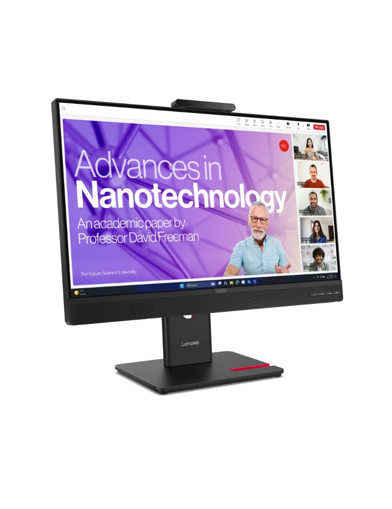 Монитор Lenovo ThinkVision T27QD-4v, 27" IPS 2560x1440, 120Hz, 4ms, USB-C 15W, RJ45, Webcam 5MP - 64B8UAT1EU - 2