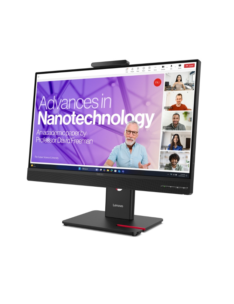 Монитор Lenovo ThinkVision T27QD-4v, 27" IPS 2560x1440, 120Hz, 4ms, USB-C 15W, RJ45, Webcam 5MP - 64B8UAT1EU - 3