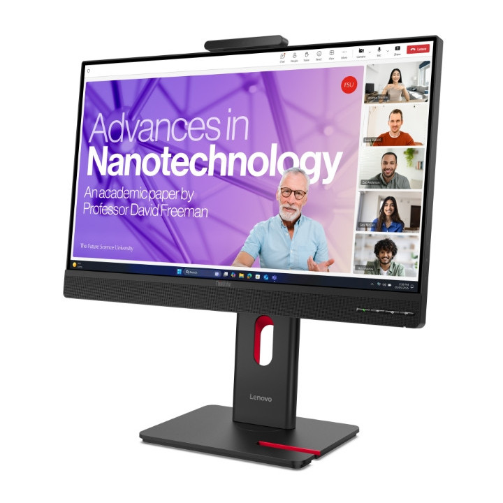 Монитор Lenovo ThinkVision T27QD-4v, 27" IPS 2560x1440, 120Hz, 4ms, USB-C 15W, RJ45, Webcam 5MP - 64B8UAT1EU - 4