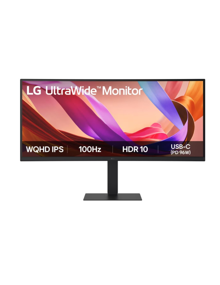 Монитор LG 34U650A-B, 34" IPS 3440x1440 Curved 100Hz, USB-C PD 96W - 1