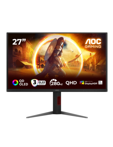Монитор AOC Q27G4ZD, 27" QD-OLED 2560x1440 280Hz, 0.03ms, 1000cd/m², Adaptive Sync - 1