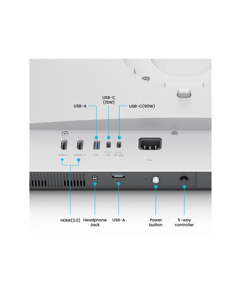 Монитор BenQ MA320U, 32" IPS 3840x2160, 60Hz, USB-C 90W, DisplayPort - 9H.LMXLB.QBE - 3