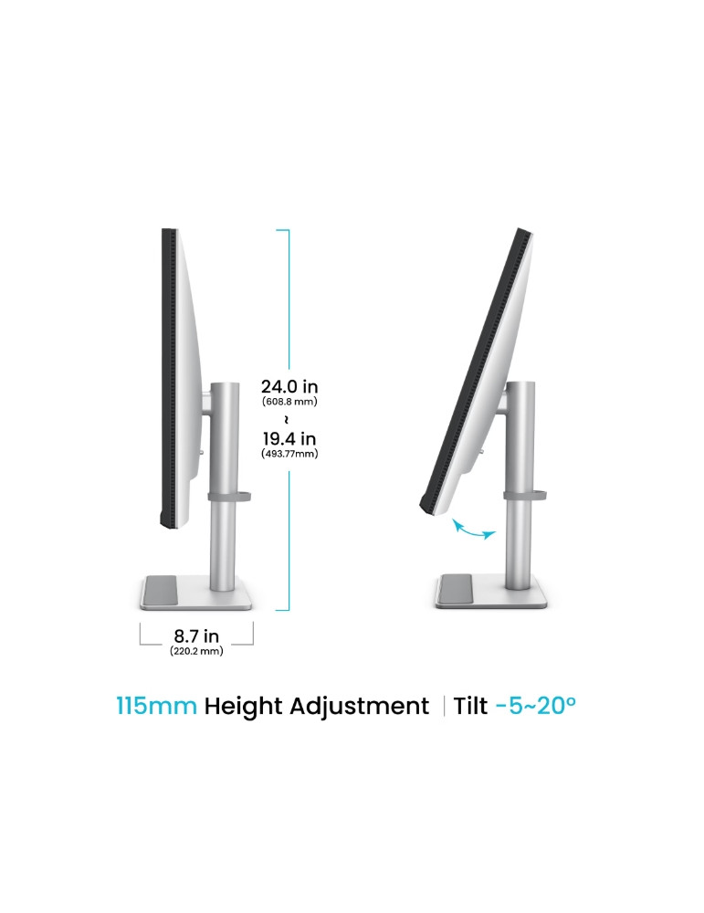 Монитор BenQ MA320U, 32" IPS 3840x2160, 60Hz, USB-C 90W, DisplayPort - 9H.LMXLB.QBE - 5