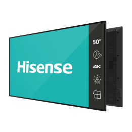 Професионален дисплей Hisense 50DM66D, 50" VA 3840x2160, 500cd/m2, 8ms, Android 11, WiFi, Bluetooth 5.1 - 1