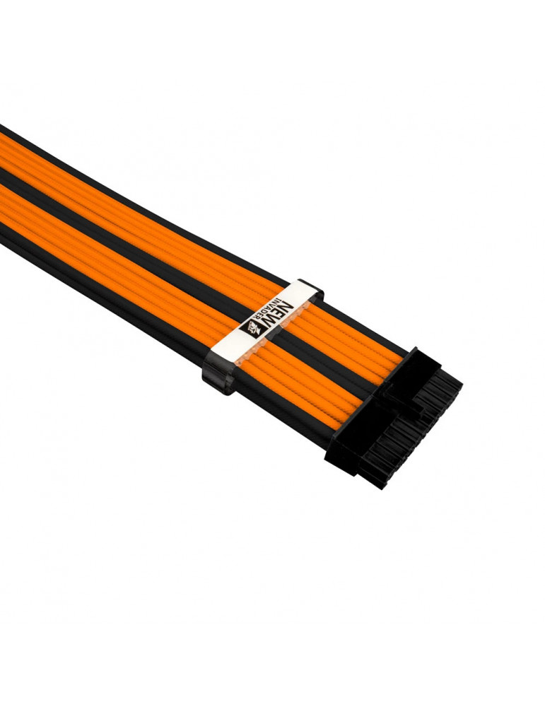 Комплект удължителни кабели 1stPlayer Custom Modding Cable Kit Black/Orange, ATX24P, EPS, PCI-e - BOR-001
