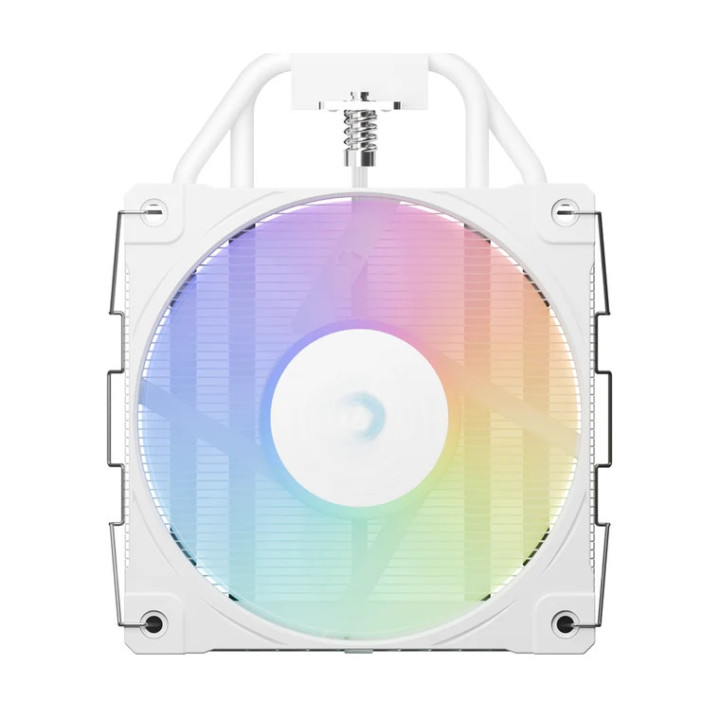 Охладител за процесор VALKYRIE Surge SL125 White, 120mm, 1x A-RGB вентилатор, 800-2150 RPM, съвместимост AM5/AM4/LGA1851/LGA1700