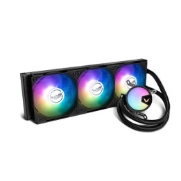 Водно охлаждане за процесор VALKYRIE A360, Liquid cooling 360mm, 3x120mm вентилатора, ARGB, съвместимост Intel/AMD - VK-AIOA360B