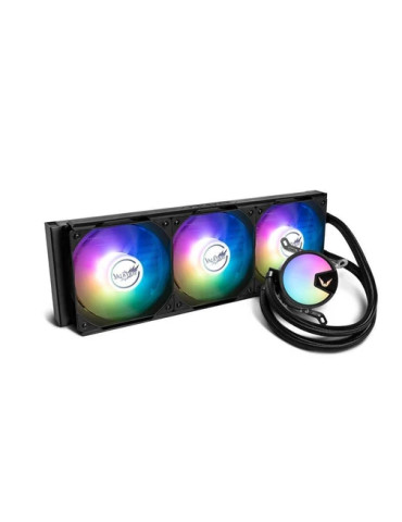 Водно охлаждане за процесор VALKYRIE A360, Liquid cooling 360mm, 3x120mm вентилатора, ARGB, съвместимост Intel/AMD - VK-AIOA360B