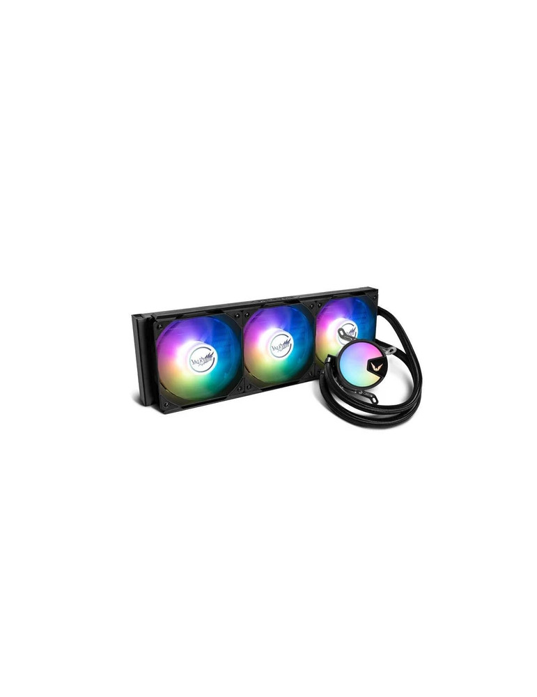 Водно охлаждане за процесор VALKYRIE A360, Liquid cooling 360mm, 3x120mm вентилатора, ARGB, съвместимост Intel/AMD - VK-AIOA360B