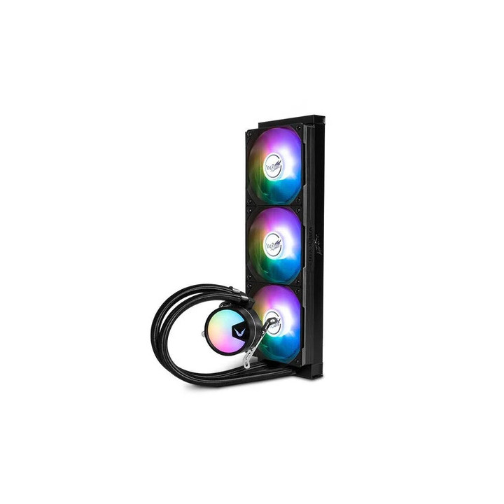 Водно охлаждане за процесор VALKYRIE A360, Liquid cooling 360mm, 3x120mm вентилатора, ARGB, съвместимост Intel/AMD - VK-AIOA360B