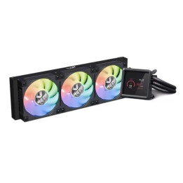 Водно охлаждане за процесор VALKYRIE B-GT360 ARGB LCD, 3x120mm вентилатора, 1700-2800RPM помпа, LCD дисплей, Intel/AMD съвместим