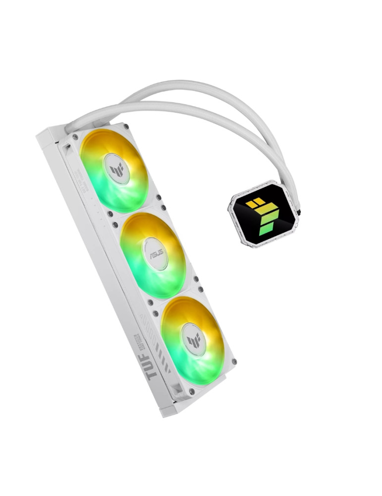 Водно охлаждане за процесор ASUS TUF Gaming LC III 360 ARGB, 360mm течно охлаждане, 3x120mm вентилатора, ARGB LED, съвместима с 