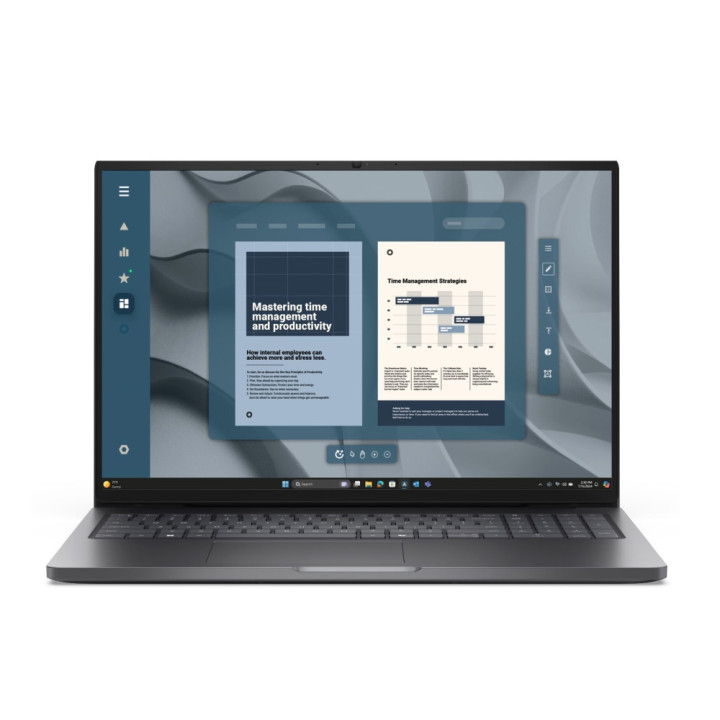 Лаптоп Dell Pro 16 PC16255, 16" FHD+ 1920x1200 IPS, AMD Ryzen 5 220, 16GB DDR5, 512GB SSD, Win 11 Pro - BTO507_PC16255_EMEA - 1