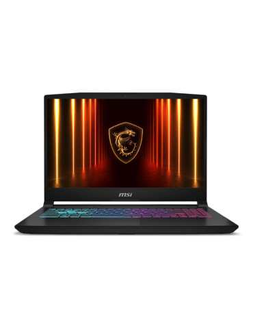 Лаптоп MSI Katana 15 HX B14WEK, 15.6" IPS 2560x1440 165Hz, Intel Core i7-14650HX, RTX 5050 8GB, 16GB DDR5, 1TB SSD, без ОС - 9S7