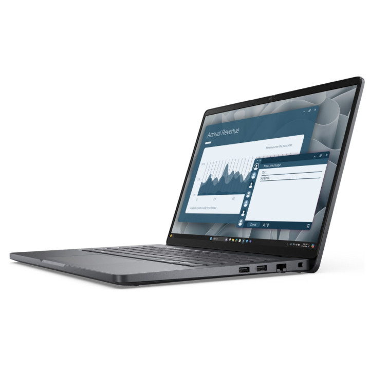Лаптоп Dell Pro 14 PC14255, 14" FHD+ 1920x1200 IPS, AMD Ryzen 5 PRO 230, 16GB DDR5, 512GB SSD, Win 11 Pro - BTO509_PC14255_EMEA 
