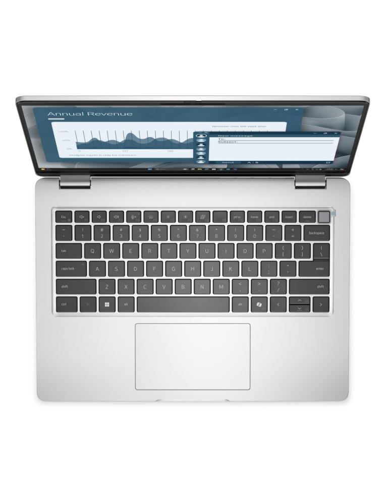 Лаптоп Dell Pro 14 PC14255, 14" FHD+ 1920x1200 IPS, AMD Ryzen AI 5 PRO 340, 16GB DDR5, 512GB SSD, Win 11 Pro - BTO601_PC14255_EM