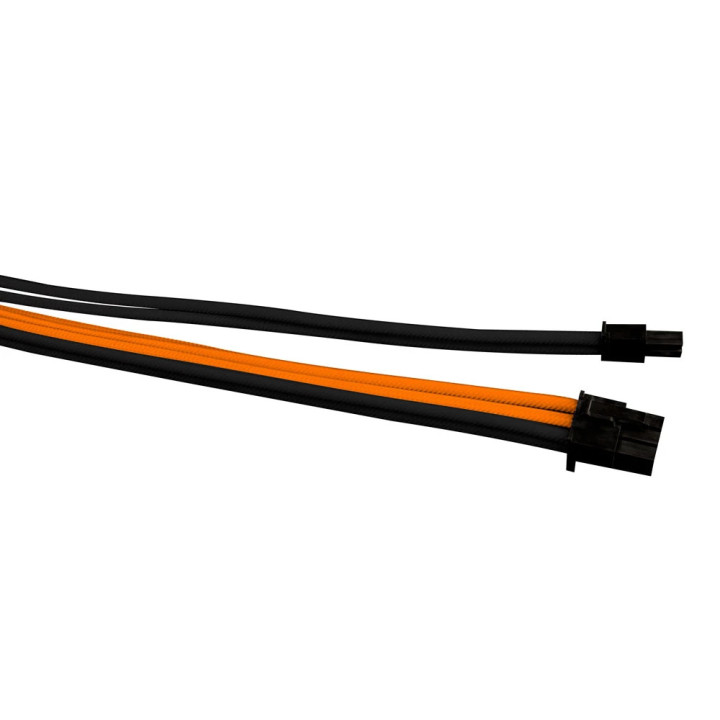 Комплект удължителни кабели 1stPlayer Custom Modding Cable Kit Black/Orange, ATX24P, EPS, PCI-e - BOR-001