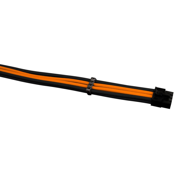Комплект удължителни кабели 1stPlayer Custom Modding Cable Kit Black/Orange, ATX24P, EPS, PCI-e - BOR-001