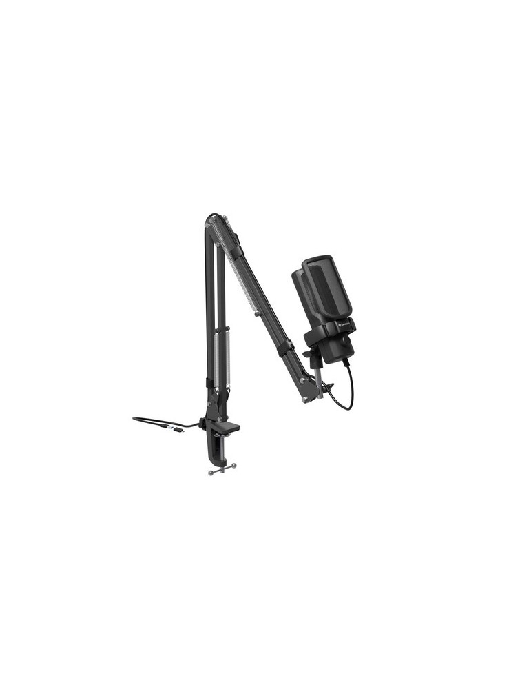 Микрофон Genesis Radium 251 USB, Condenser Cardioid, 50-16000Hz, USB Type-C, Черен - NGM-2354 - 1