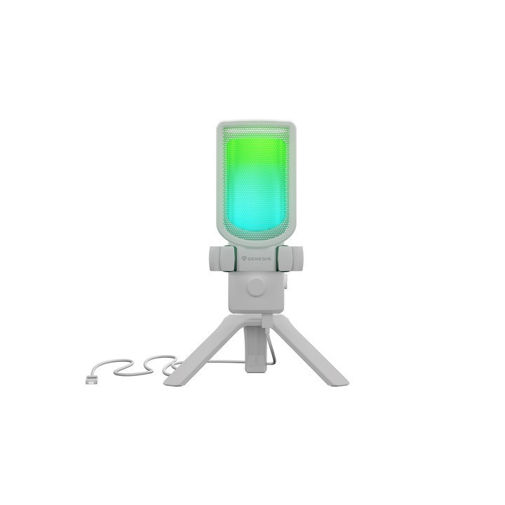 Микрофон Genesis Radium 250, USB Type-C Condenser Cardioid, Шумопотискане, Stand - NGM-2353 - 1