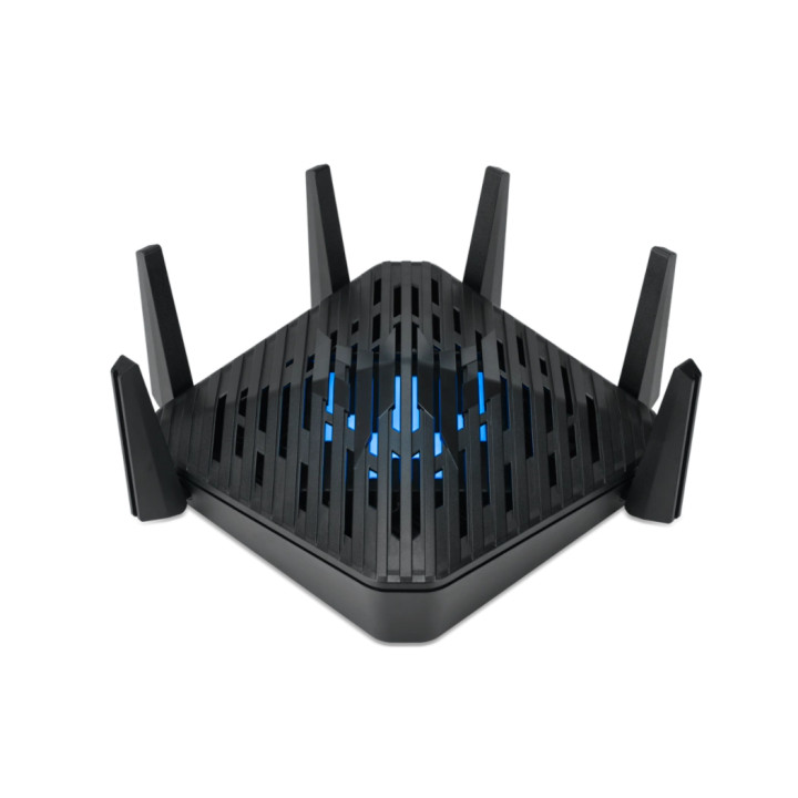 Рутер ACER Predator Connect W6, WiFi 6E (802.11ax), 2.4/5/6 GHz, 4x Gigabit LAN, USB, WPA3 - FF.G22WW.001 - 1