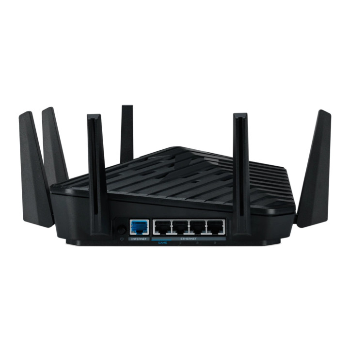 Рутер ACER Predator Connect W6, WiFi 6E (802.11ax), 2.4/5/6 GHz, 4x Gigabit LAN, USB, WPA3 - FF.G22WW.001 - 4
