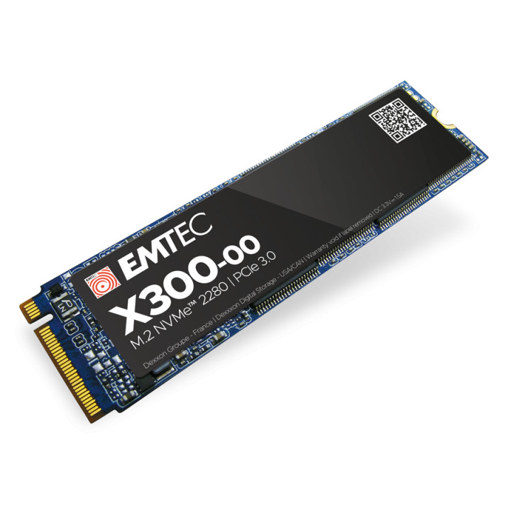 SSD диск EMTEC X300, 1TB NVMe M.2 PCIe 3.0, 3000/2500MB/s - ECSSD1TX300 - 2