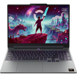 Гейминг лаптоп Lenovo LOQ 15 83GS, 15.3" IPS 1920x1200 165Hz, AMD Ryzen 7 250, RTX 5050 8GB, 16GB DDR5, 512GB SSD, без ОС - 83TN