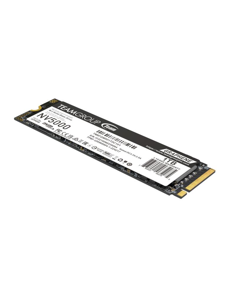 SSD диск  Team Group Elite NV5000, 1TB, PCIe Gen4 x4 NVMe, M.2 2280, 4500/1900MB/s - TM8FGM001T0C101 - 2