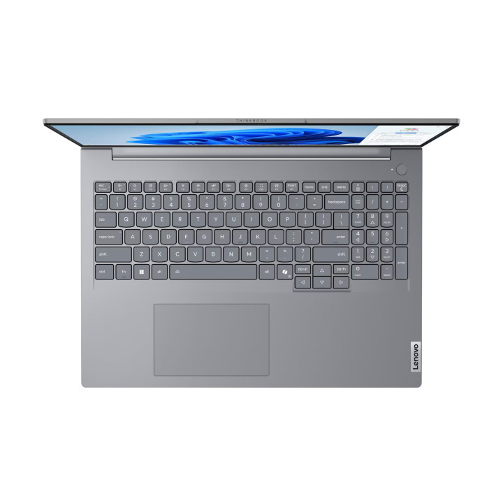 Лаптоп Lenovo ThinkBook 16 G8, 16" WUXGA IPS, Intel Core Ultra 7 255H, 16GB DDR5, 512GB SSD, Free OS - 21SK007YBM - 6