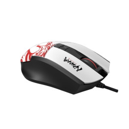Геймърска мишка A4tech Bloody L65 Max, Жична, 12000 cpi, Naraka, Черен/Бял