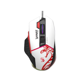 Геймърска мишка A4tech Bloody W95 Max, Жична, 12000 cpi, Naraka,Черен/Бял