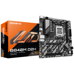 Дънна платка GIGABYTE B840M D2H, AM5, AMD B850, DDR5, Micro ATX - 1