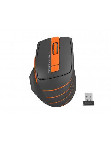 Безжична безшумна мишка A4tech FG30 Fstyler, Оранжев - A4-MOUSE-FG30S-OR