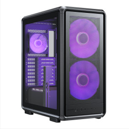 Кутия за компютър Cooler Master MasterFrame 500 Mesh, Middle Tower, Black, ARGB Hub - MF500M-KHNN-S01 - 1