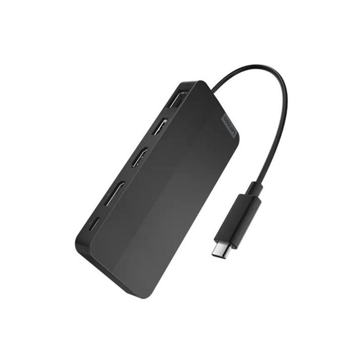 Докинг станция Lenovo USB-C Dual Display Travel Dock, HDMI 2.1 + DisplayPort 1.4 + Gigabit Ethernet - 40B90000WW - 3