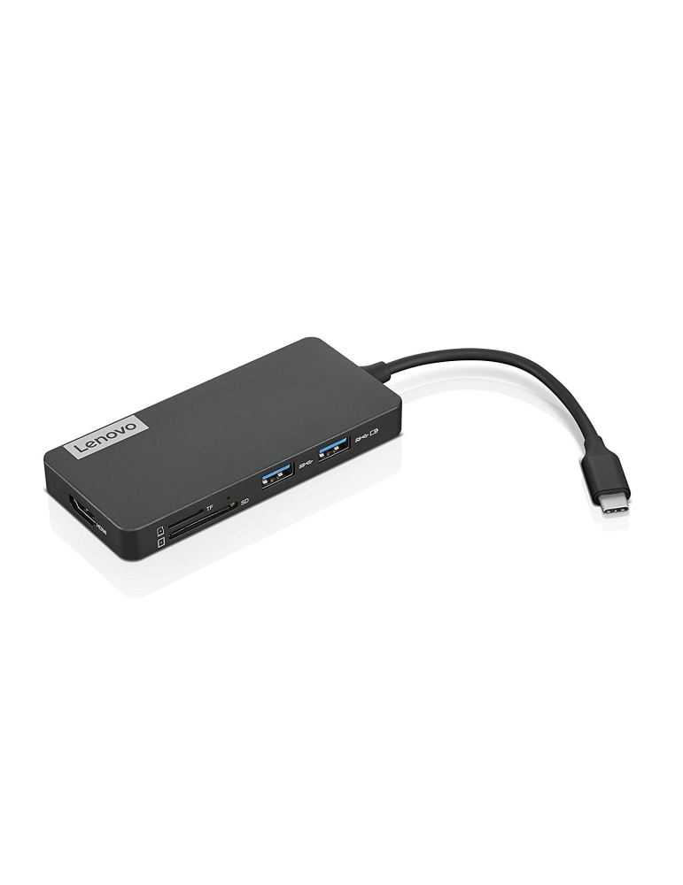 Док станция Lenovo USB-C 7-in-1 Hub, HDMI 4K 30Hz, 2x USB 3.0, SD/TF четец - GX90T77924 - 2