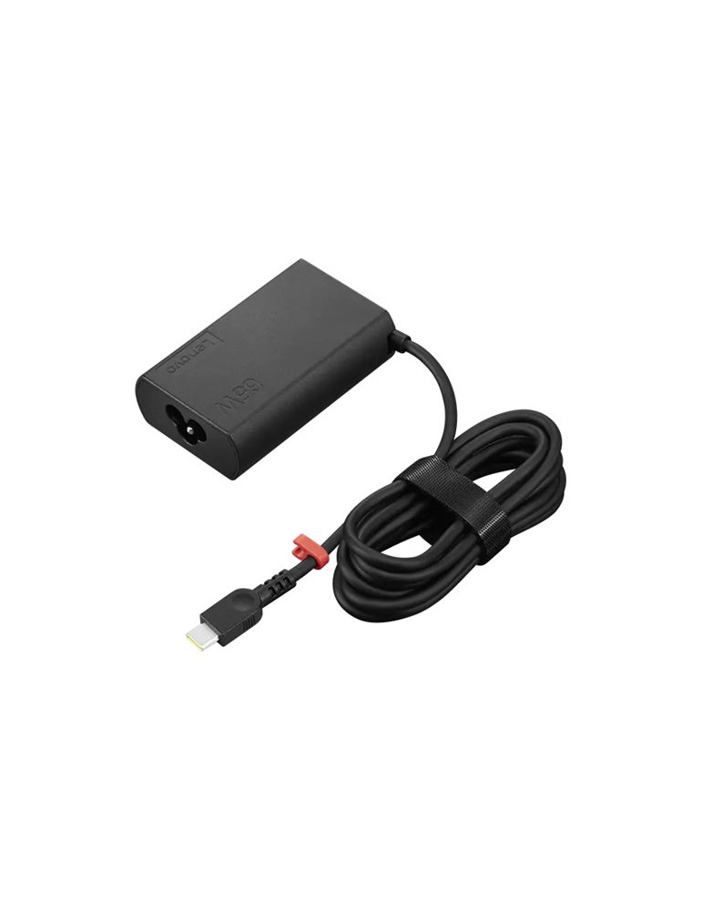 Адаптер за лаптоп LENOVO 65W Slim GaN USB-C, EU - 4X21R04793 - 1