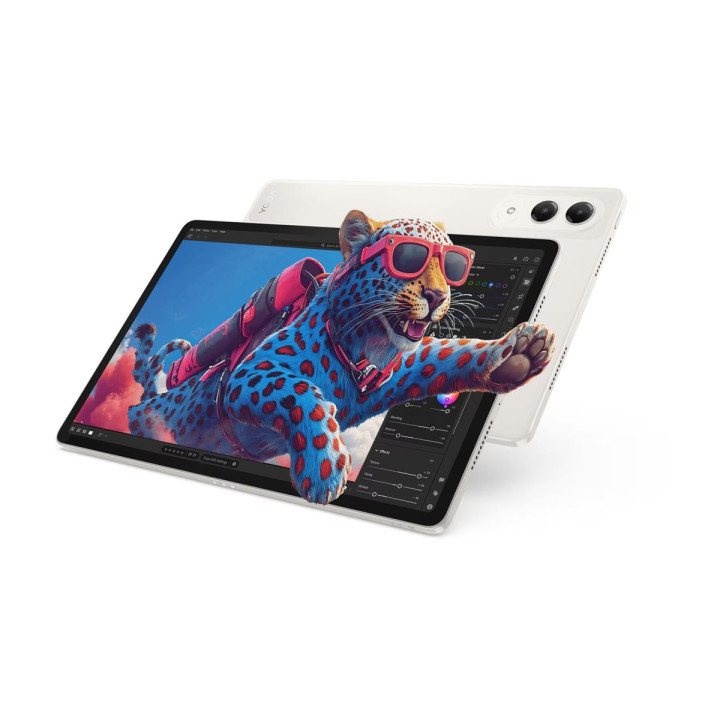 Таблет Lenovo Yoga Tab, 11.1" 3.2K 144Hz, Qualcomm Snapdragon 8 Gen 3 QCM8650Q, 12GB LPDDR5X, 256GB UFS, Android 15, Seashell - 
