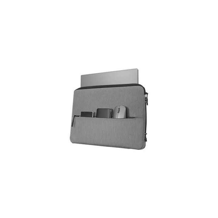 Калъф за лаптоп Lenovo Select, 14", полиестер, водоустойчива, сива - GX41D07809 - 5