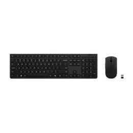 Bluetooth комплект клавиатура с мишка Lenovo Professional Rechargeable, QWERTY БДС, 4000 DPI - 4X31R64320 - 1