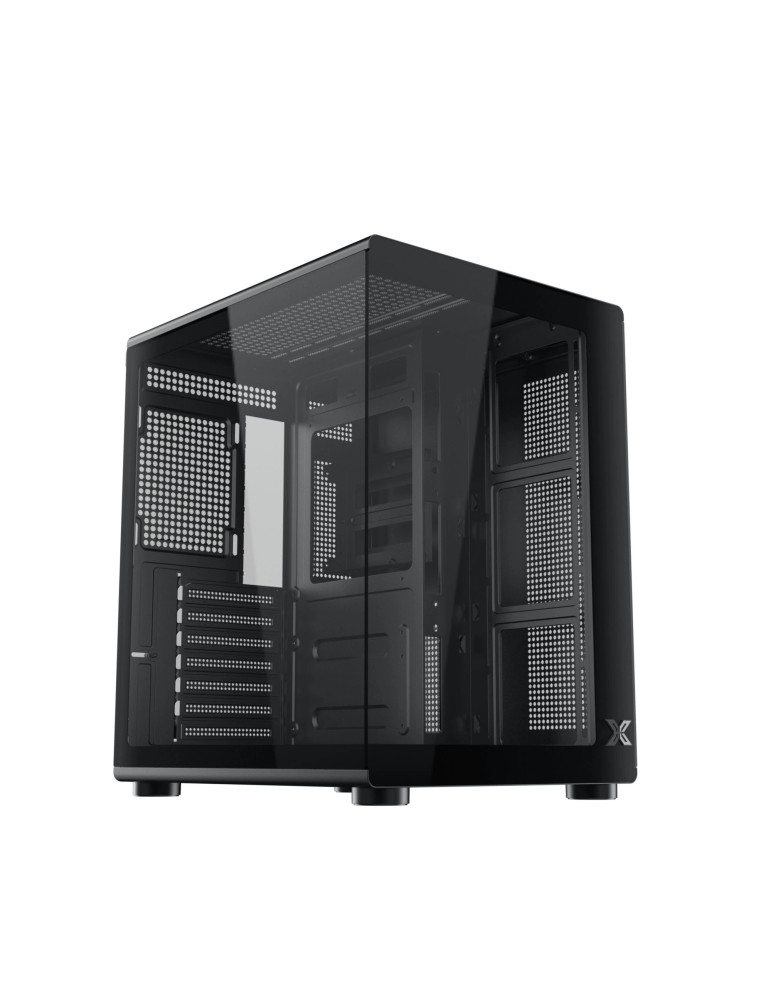 Кутия за компютър Xigmatek Aqua Compact Air, Middle Tower ATX, 4 ARGB Вентилатора, Tempered Glass - EN48265 - 9