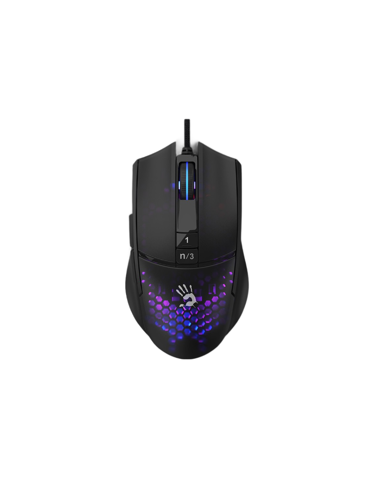 Геймърска мишка A4tech Bloody L65 Max, Жична, 12000 cpi, Honeycomb, Черен