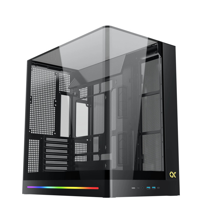 Кутия за компютър Xigmatek PANO II, Middle Tower, E-ATX, 8x ARGB вентилатора, Темперирано стъкло - EN48418 - 9