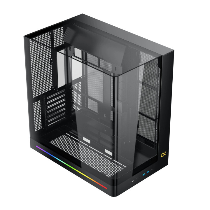 Кутия за компютър Xigmatek PANO II, Middle Tower, E-ATX, 8x ARGB вентилатора, Темперирано стъкло - EN48418 - 10